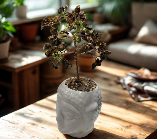 Tiger Eye Gemstone Tree | Original Tiger Eye Gemstones