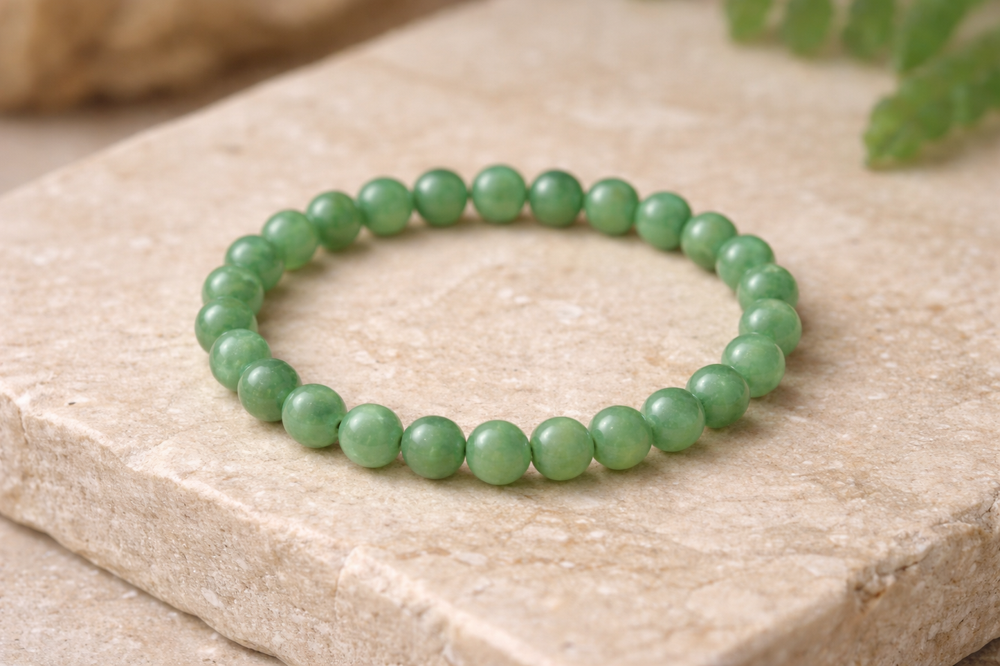 Green Aventurine Bracelet – Luck, Growth & Positivity