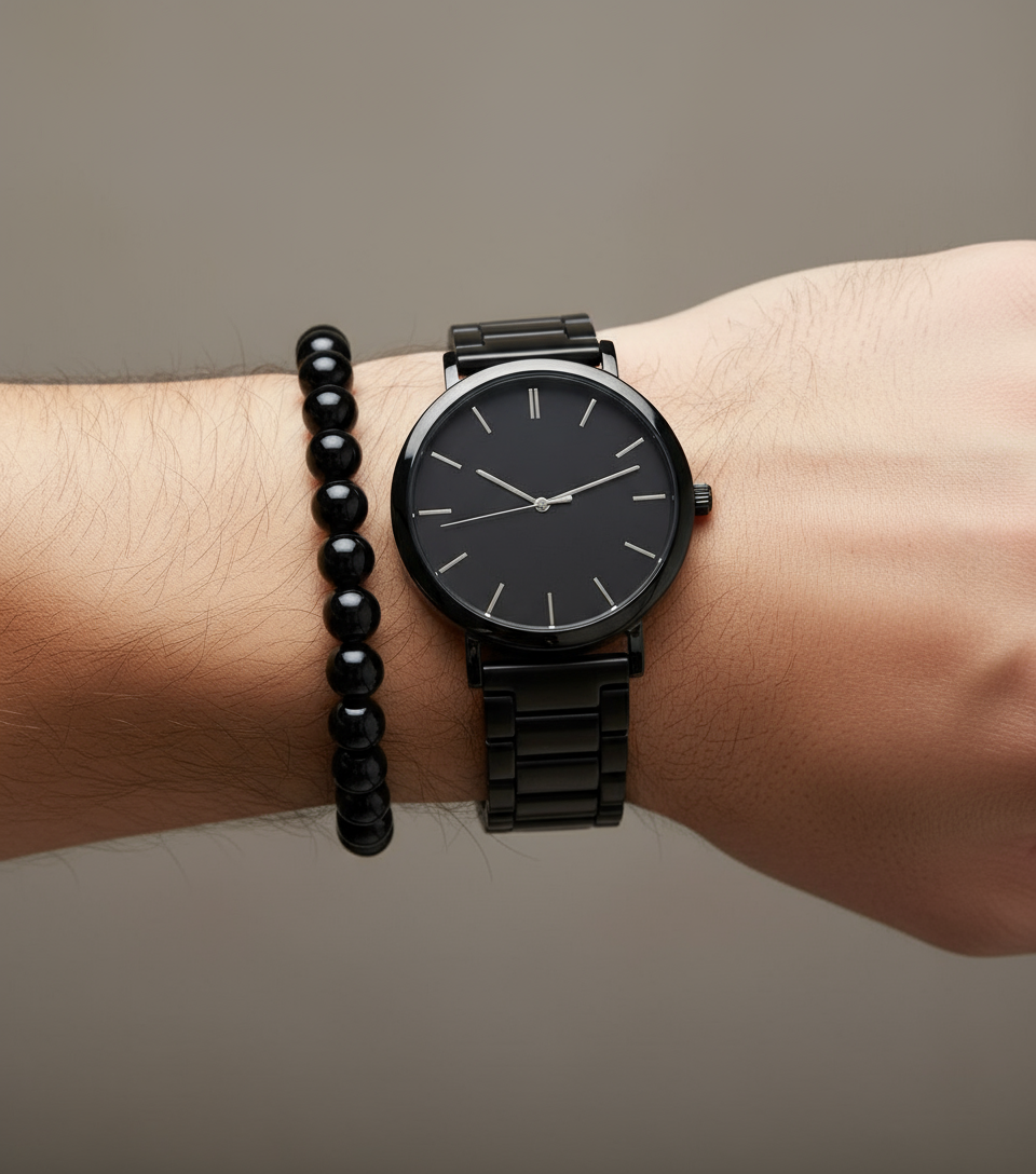 Black Obsidian Unisex Bracelet - Pure Nazar Protection & Growth