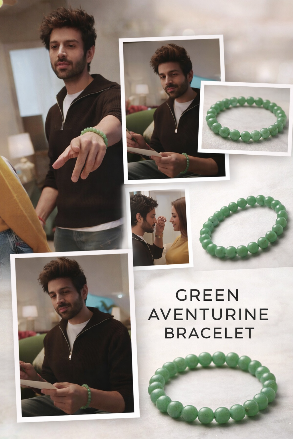 Green Aventurine Bracelet – Luck, Growth & Positivity